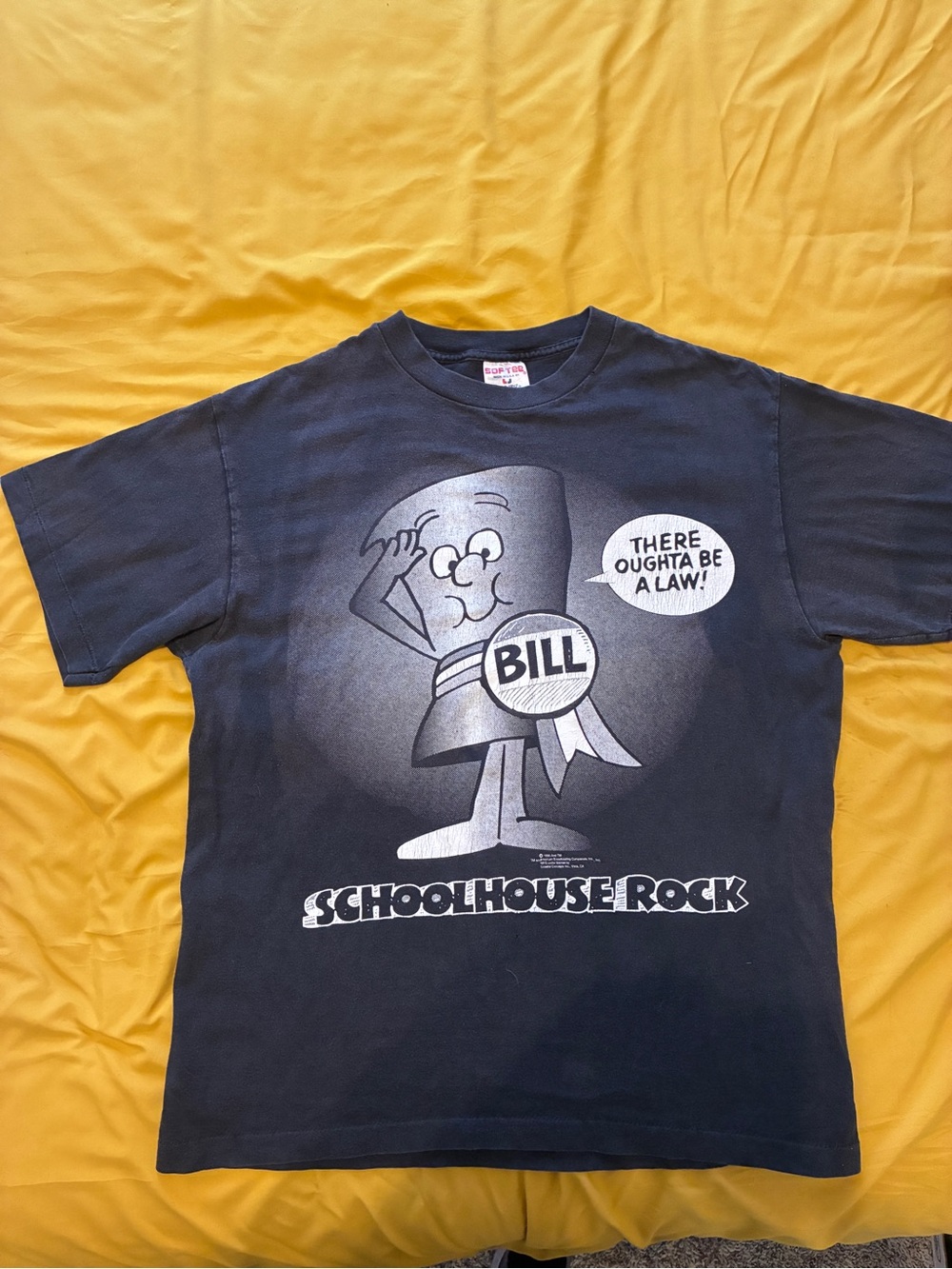 Schoolhouse Rock Bill Graphic Tee - Black